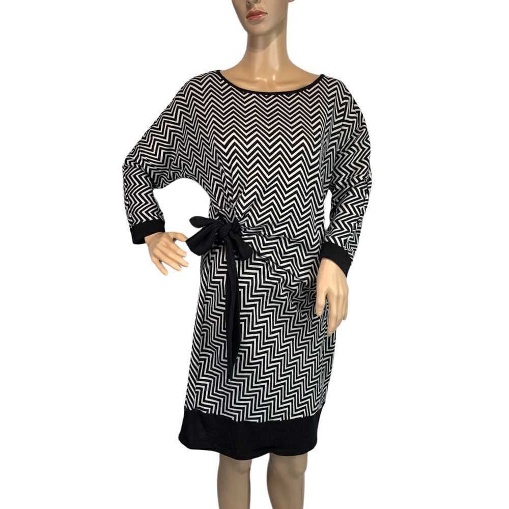 TIANA B Striped Sweater Dress